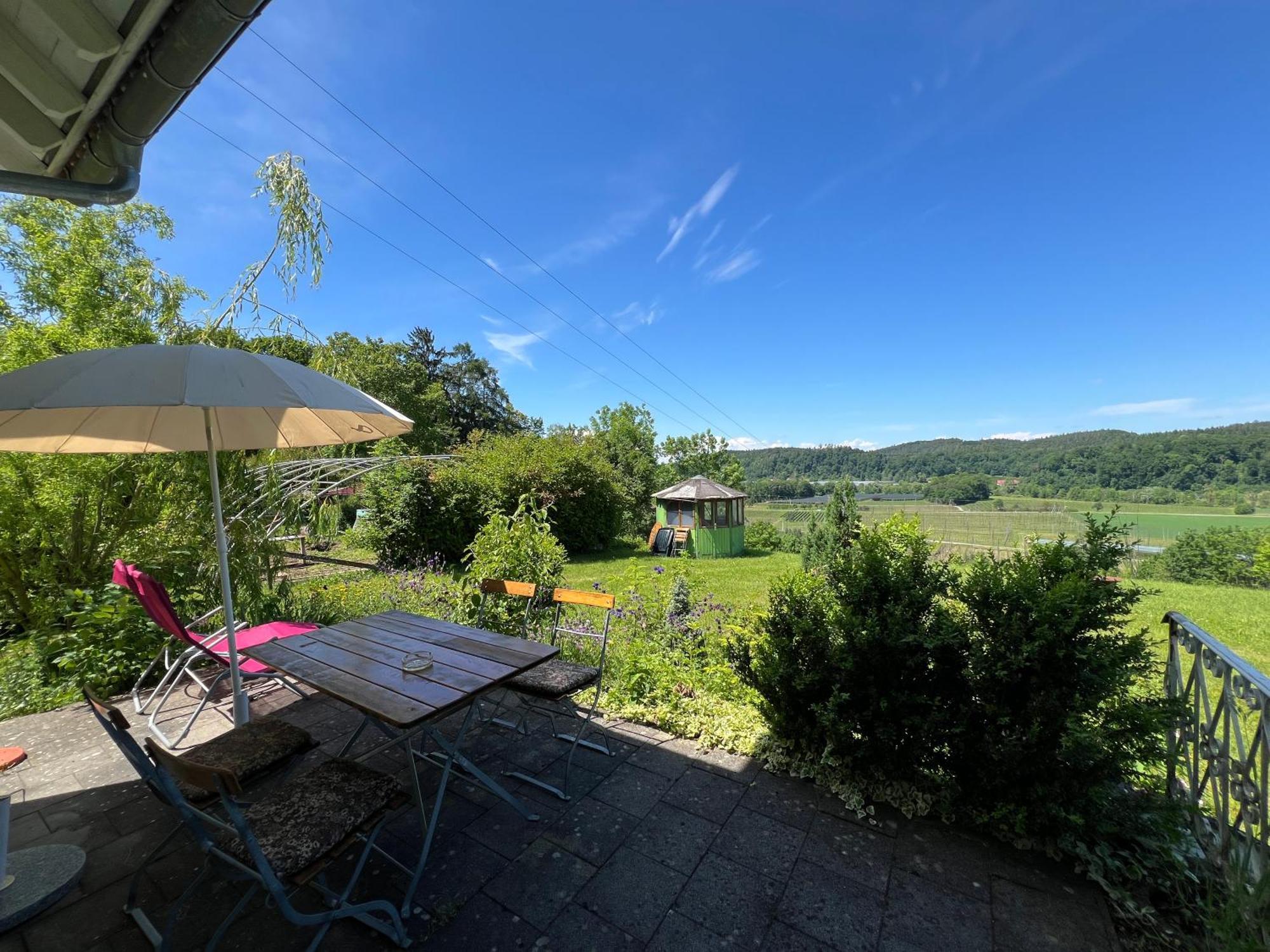 Einzigartiger Panoramablick, Bodensee Und Messe In Der Naehe Tettnang Exterior foto